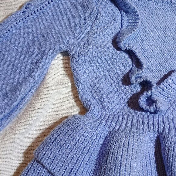 Genuine Kids from OshKosh / Sweater / Kids Girls / Size 12 Months / Light Blue / - Picture 8 of 11